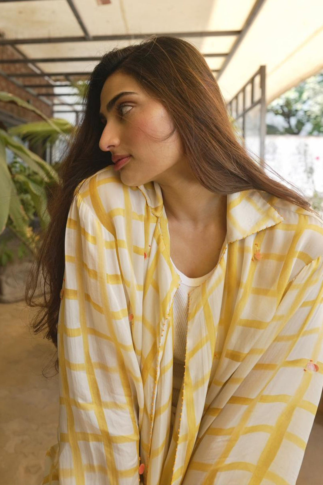 Athiya Shetty in Fiore Trench Coat