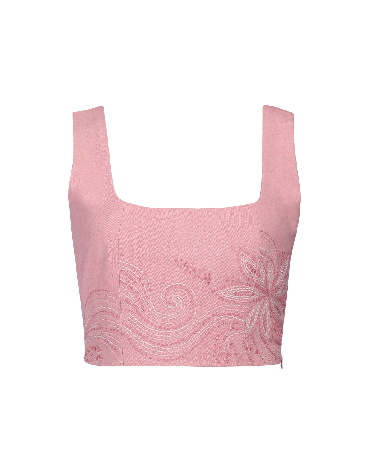 MITHILA CROP TOP - ROSE DUST