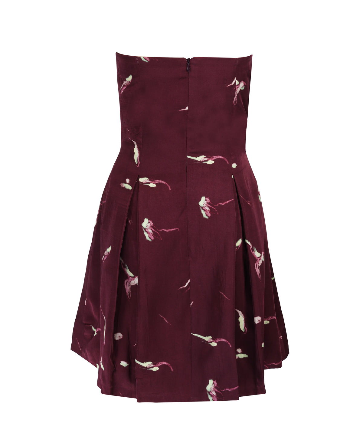 OMBRA DRESS - BURGUNDY WINE