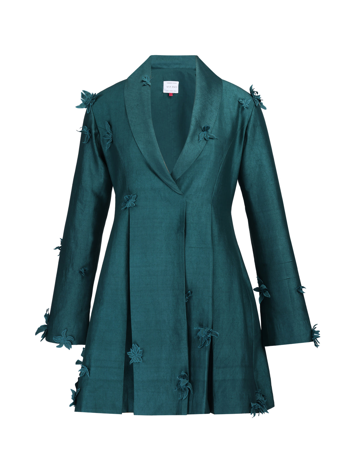 TARA BLAZER DRESS - DEEP TEAL
