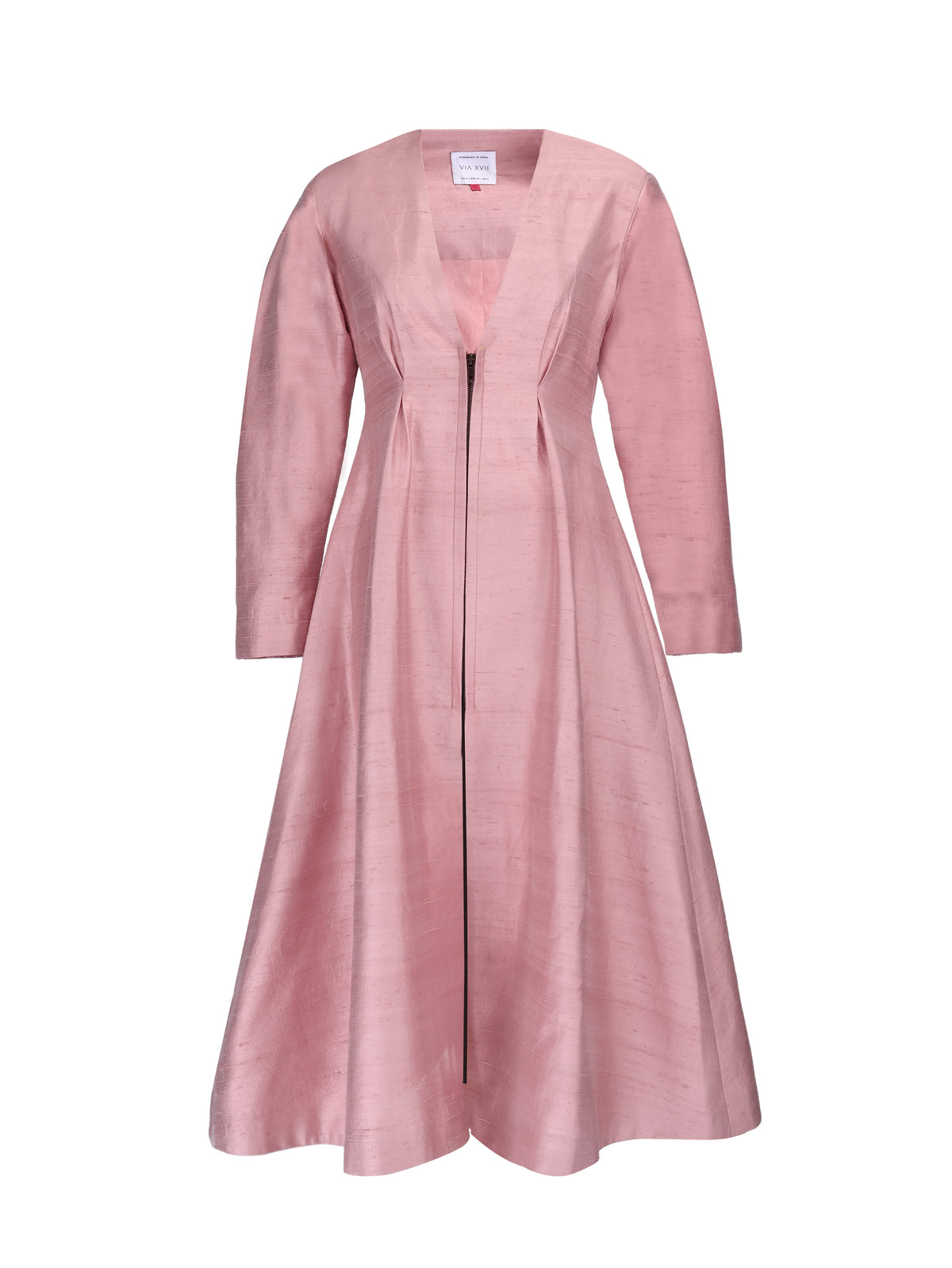 COLUMN COAT - ROSE DUST