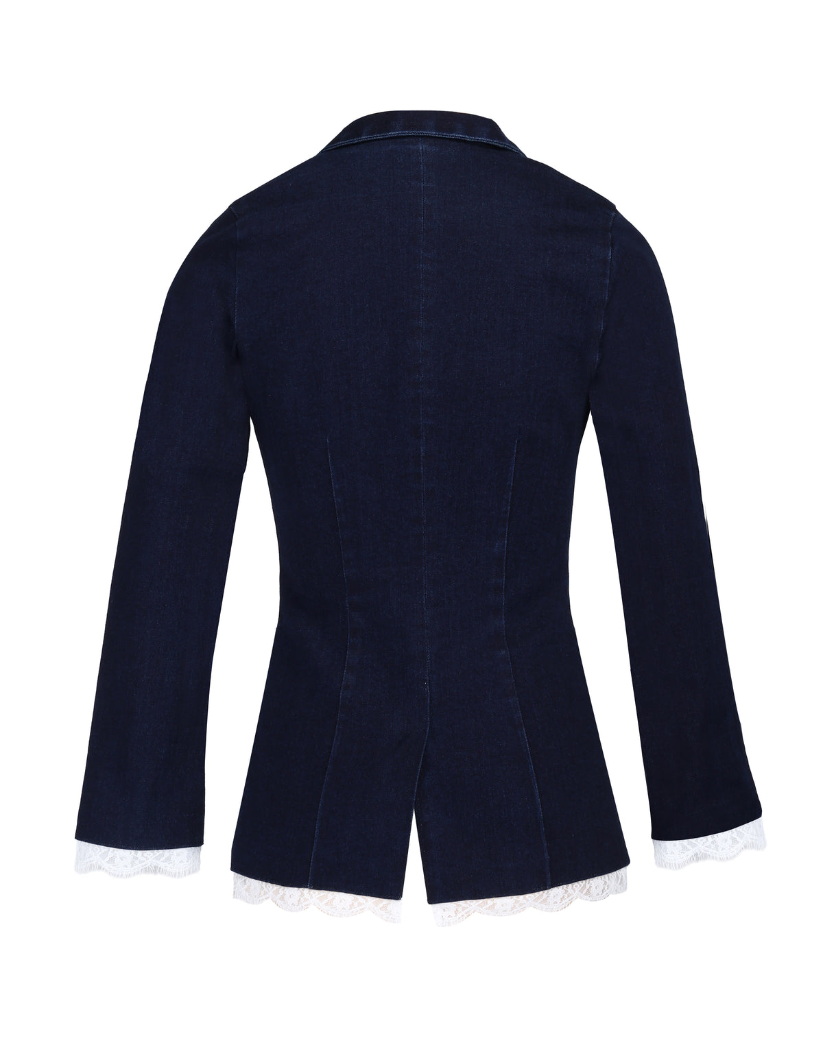 COLUMN BLAZER - WASHED DENIM