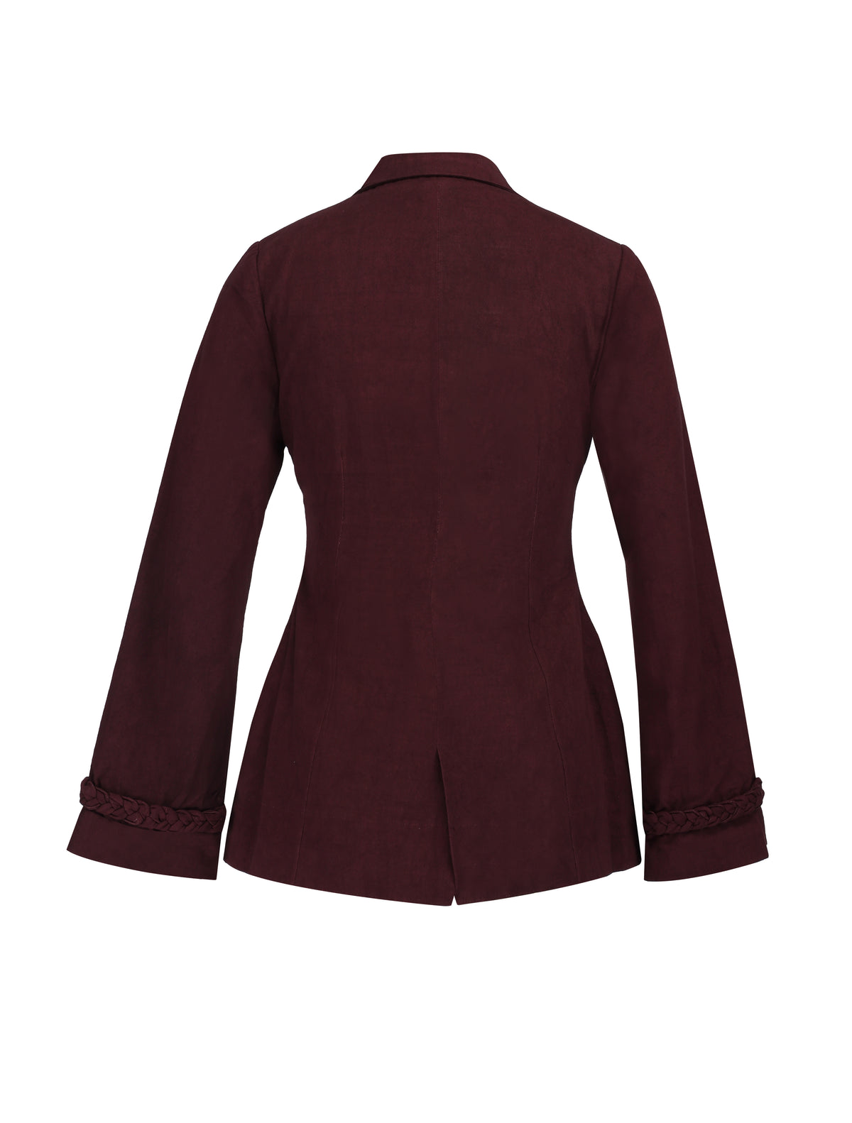 COLUMN BLAZER - BURGUNDY WINE