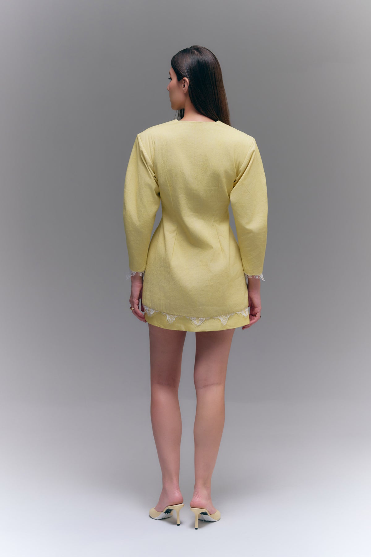 COLUMN JACKET - BUTTERCREAM
