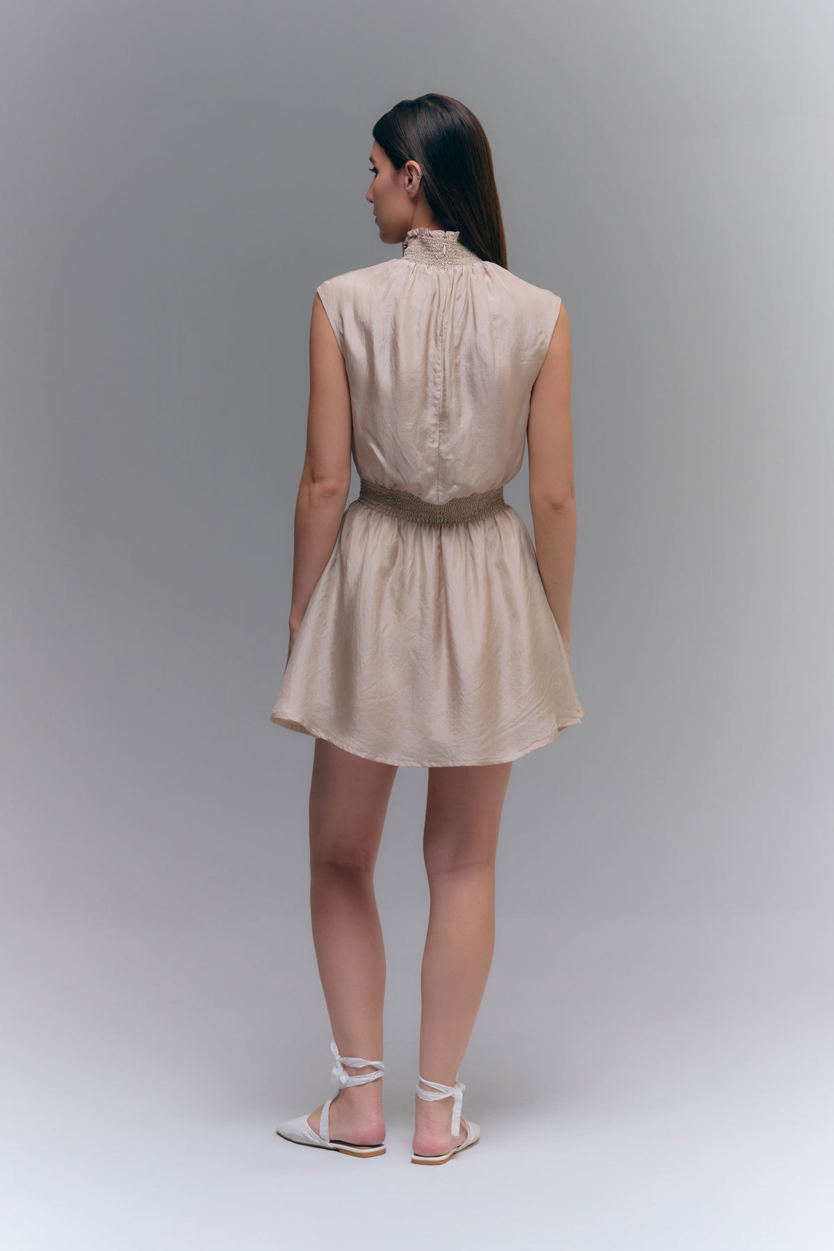DIVINA AMO DRESS - WARM TAUPE