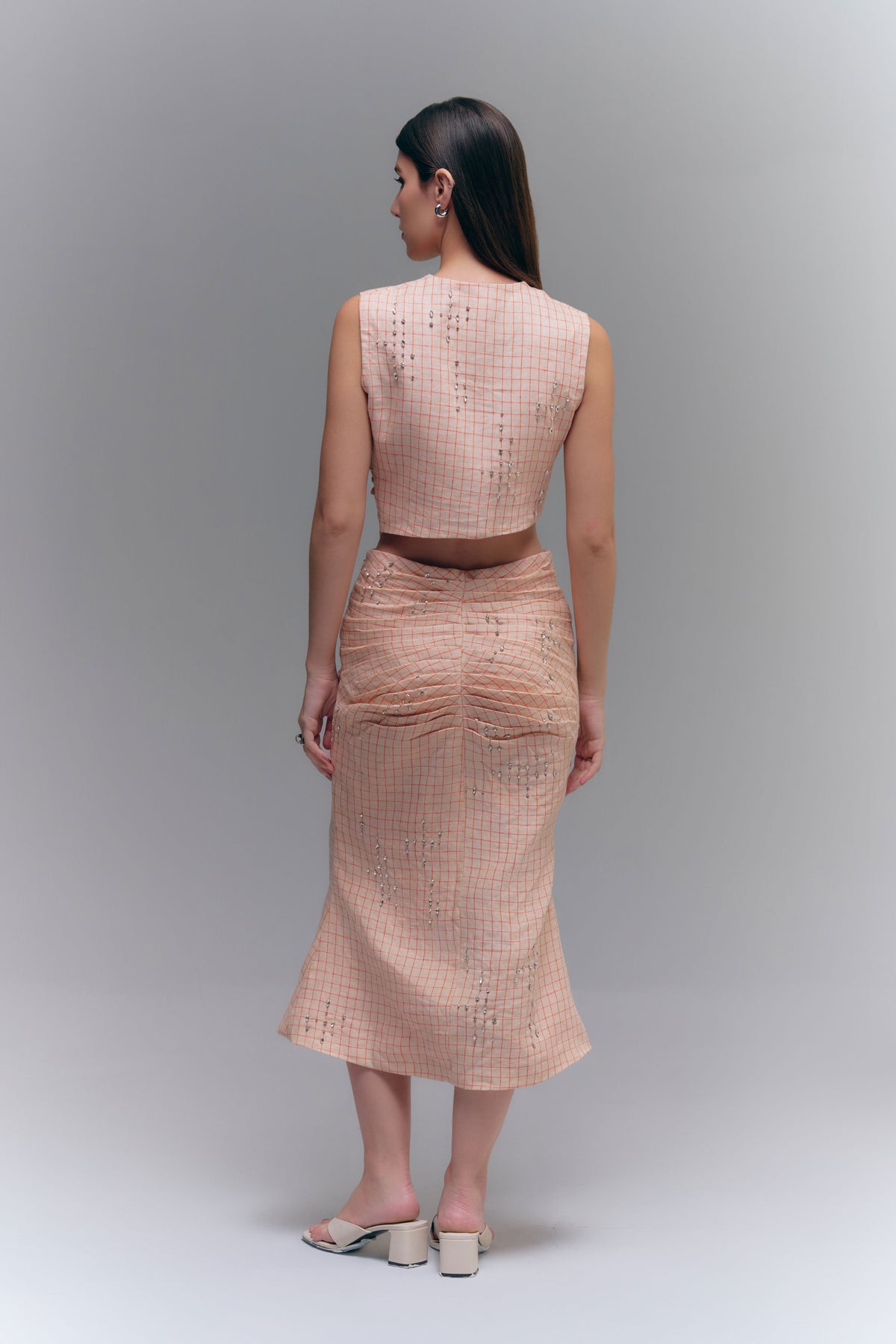 JAPA DRAPED TOP - IVORY