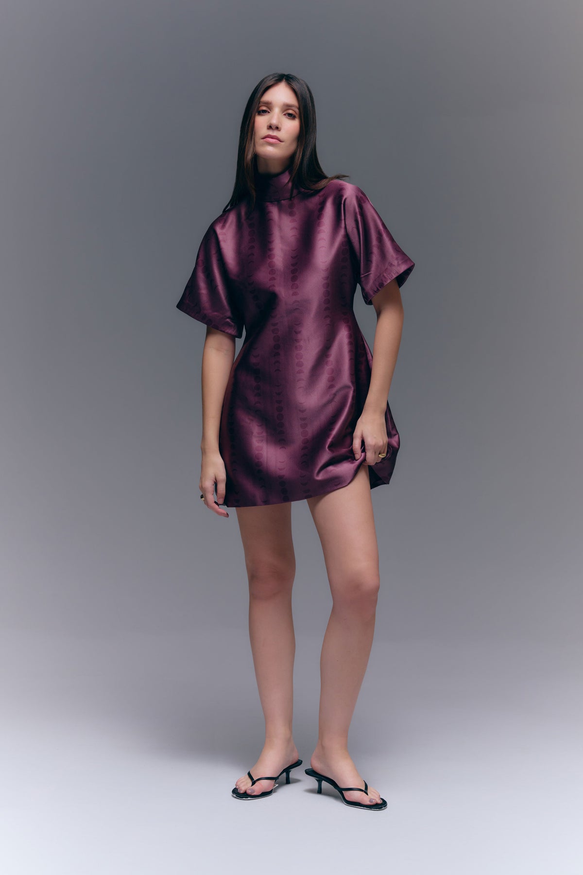 FASI DRESS - BURGUNDY WINE