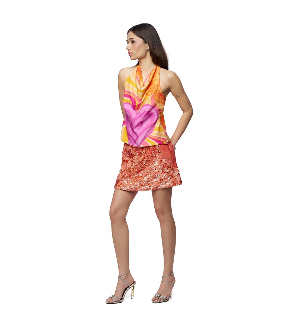 Millefiori Halter Top