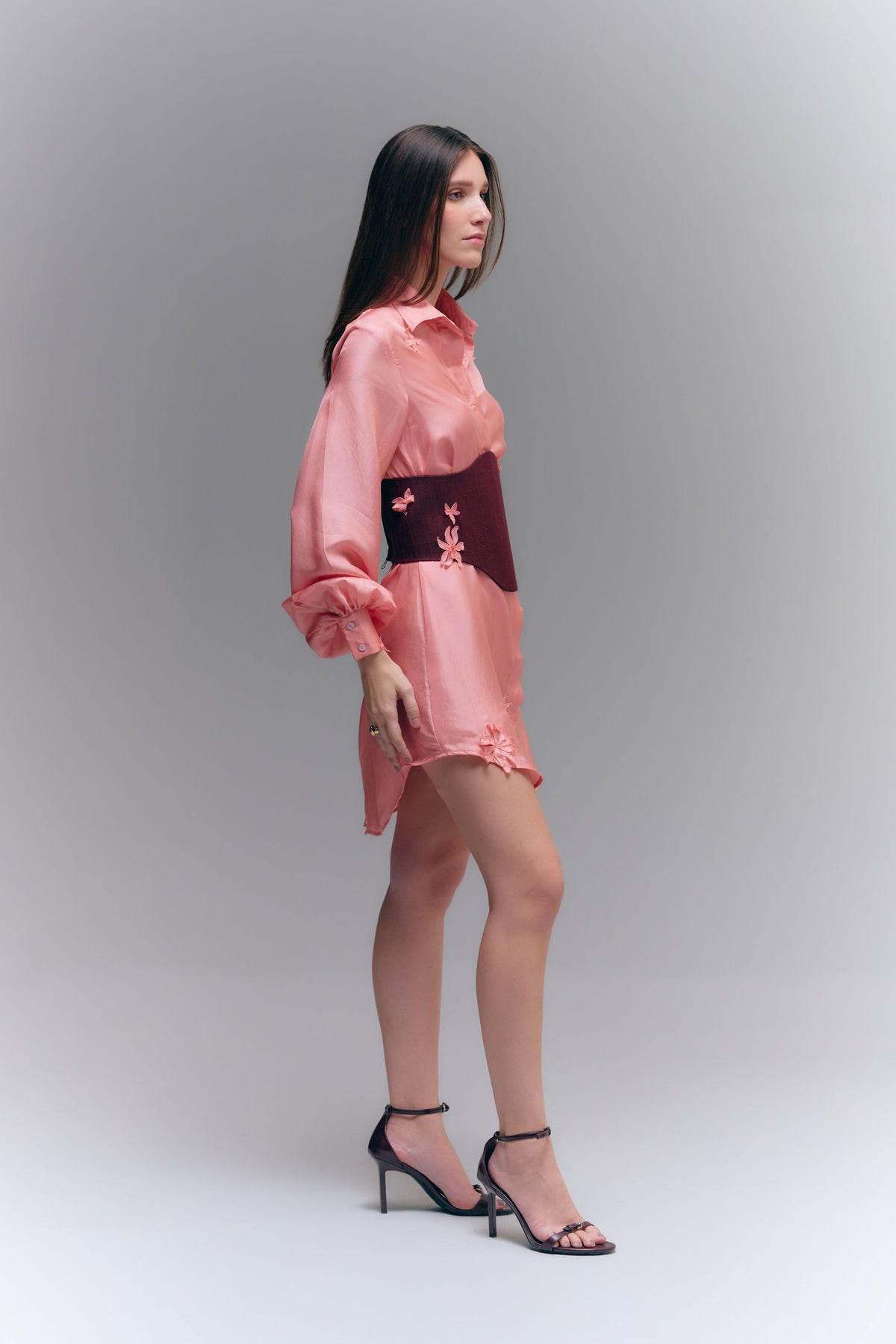 TARA SHIRT DRESS - ROSE DUST
