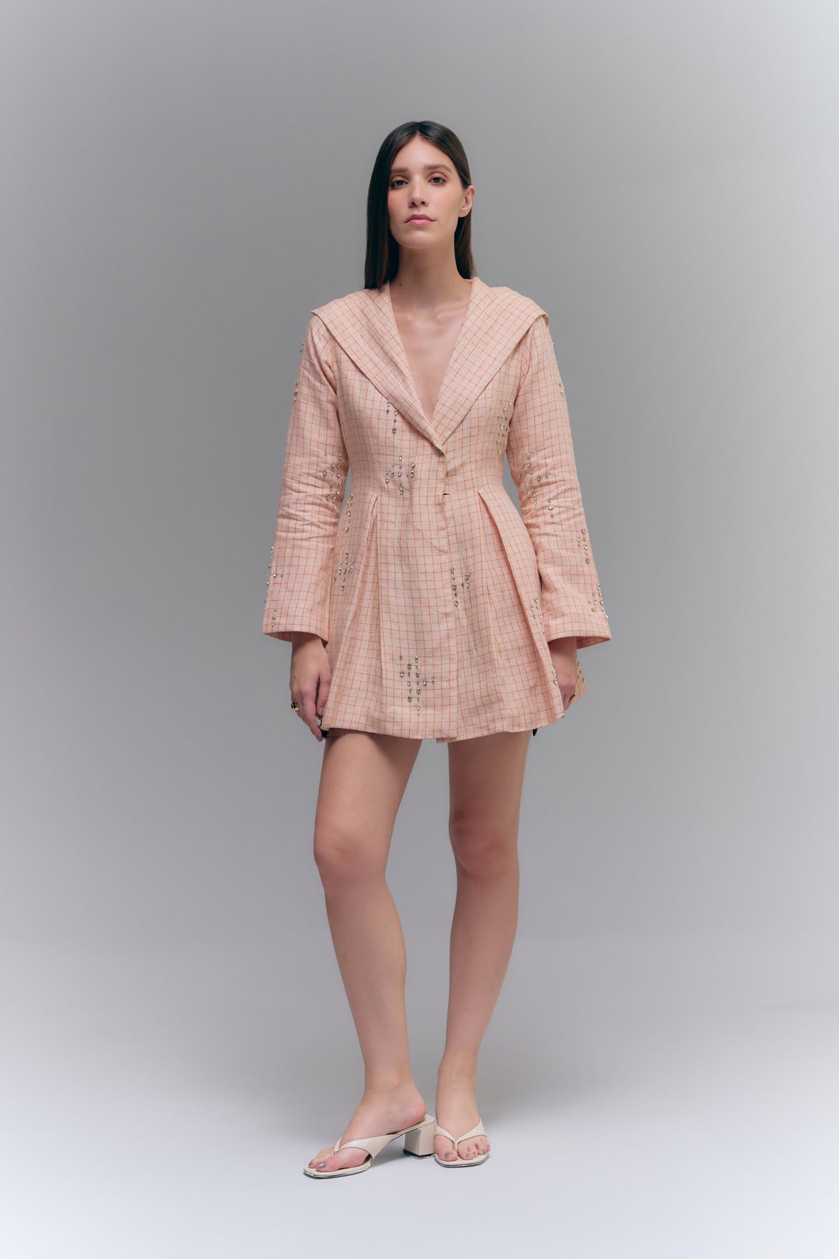 JAPA HOODED DRESS - IVORY