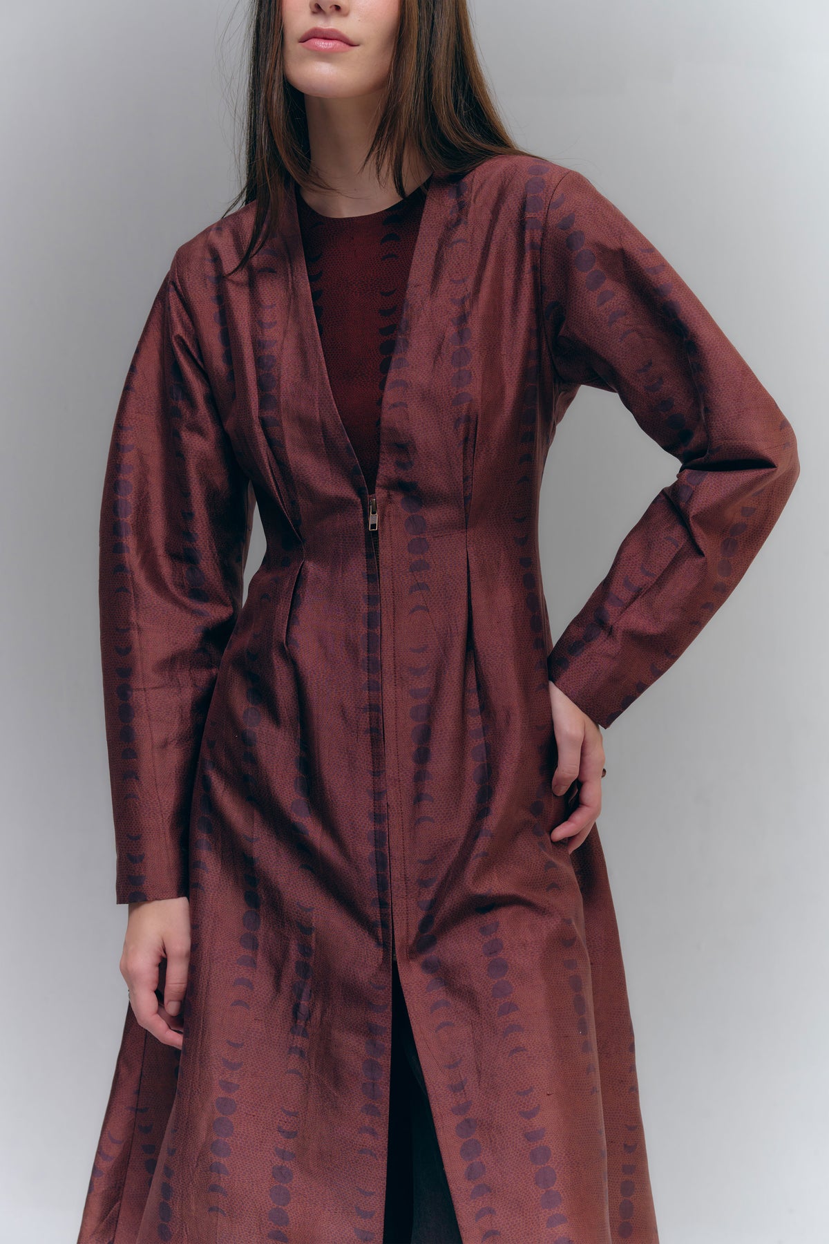 FASI COAT - CHOCOLATE BROWN