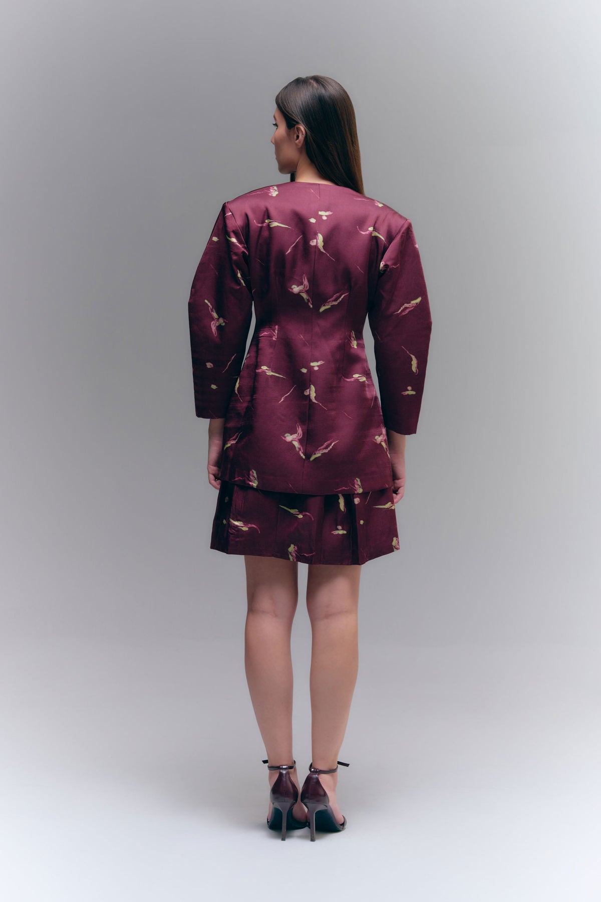 OMBRA JACKET - BURGUNDY WINE