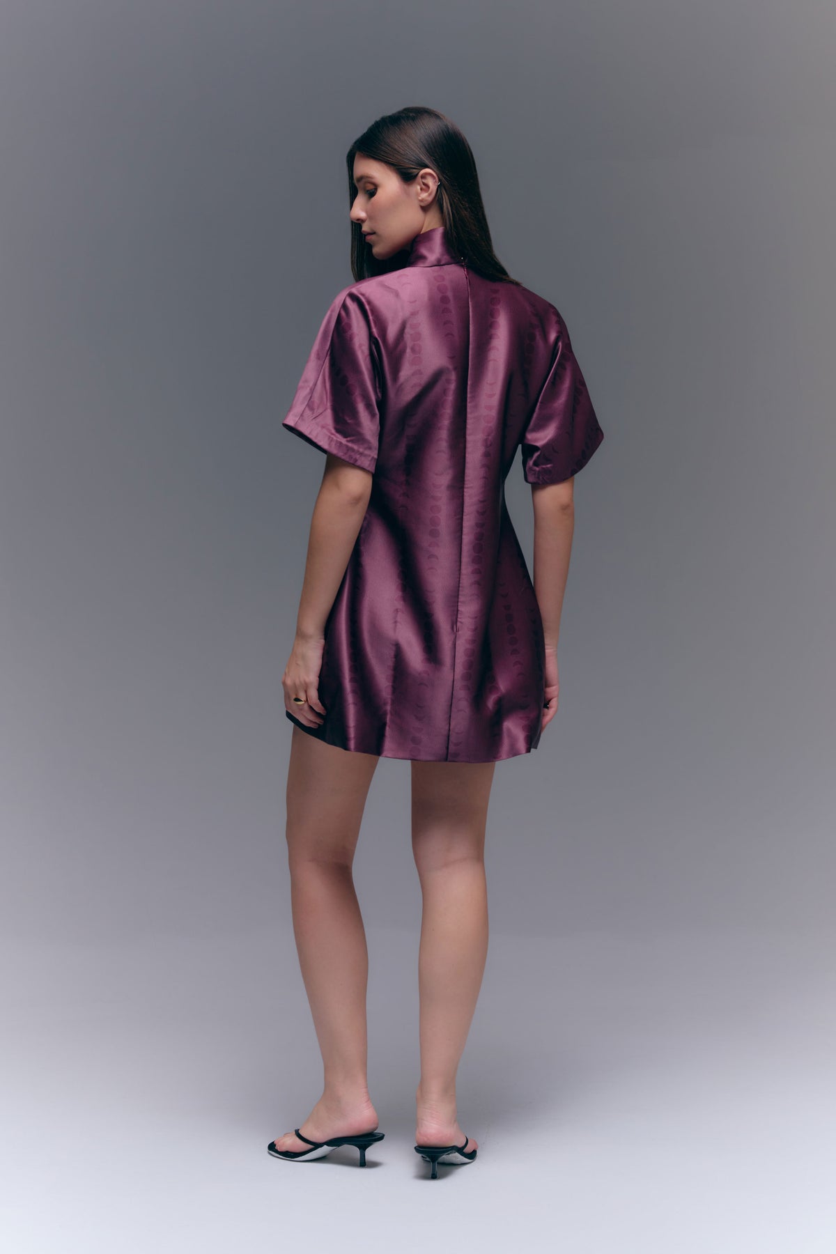 FASI DRESS - BURGUNDY WINE