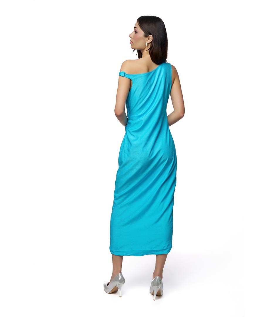 Cascata dress- Blue