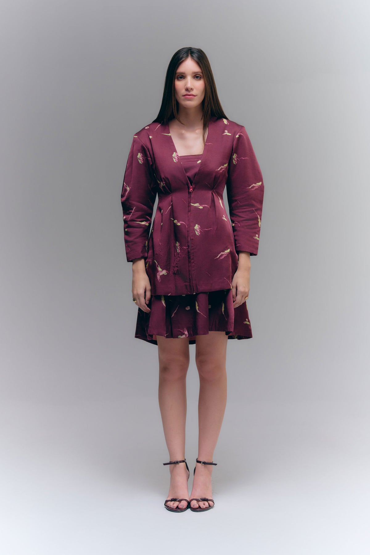 OMBRA JACKET - BURGUNDY WINE