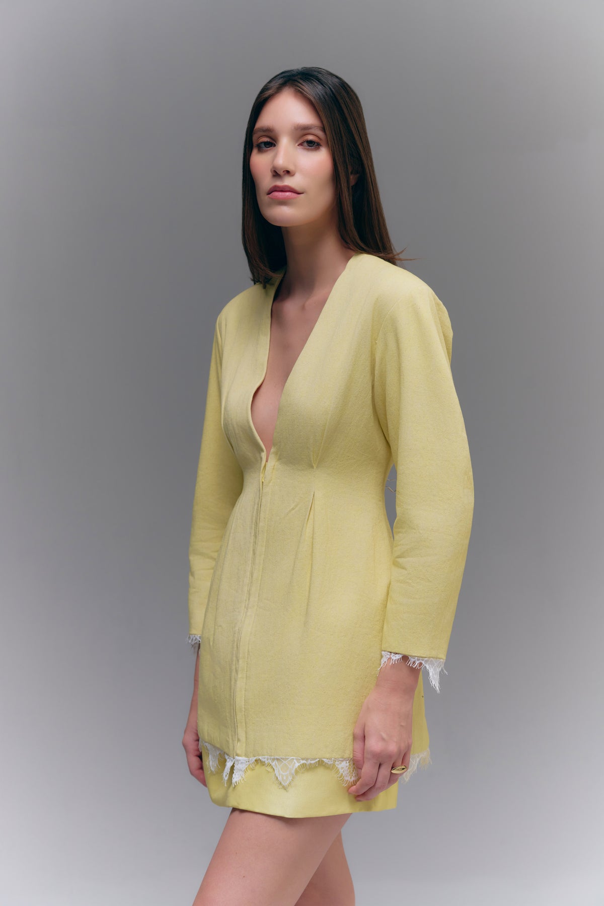 COLUMN JACKET - BUTTERCREAM