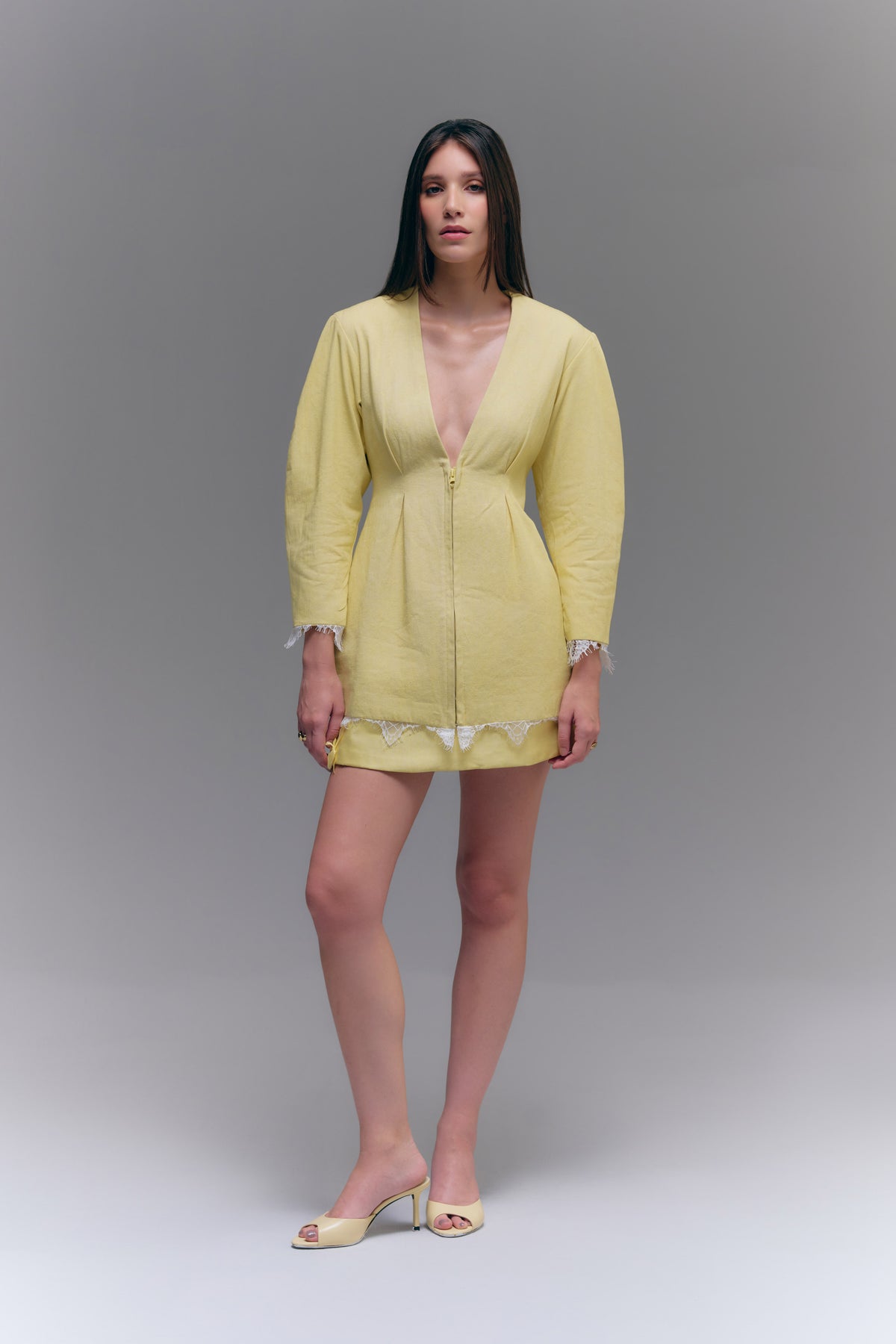COLUMN JACKET - BUTTERCREAM