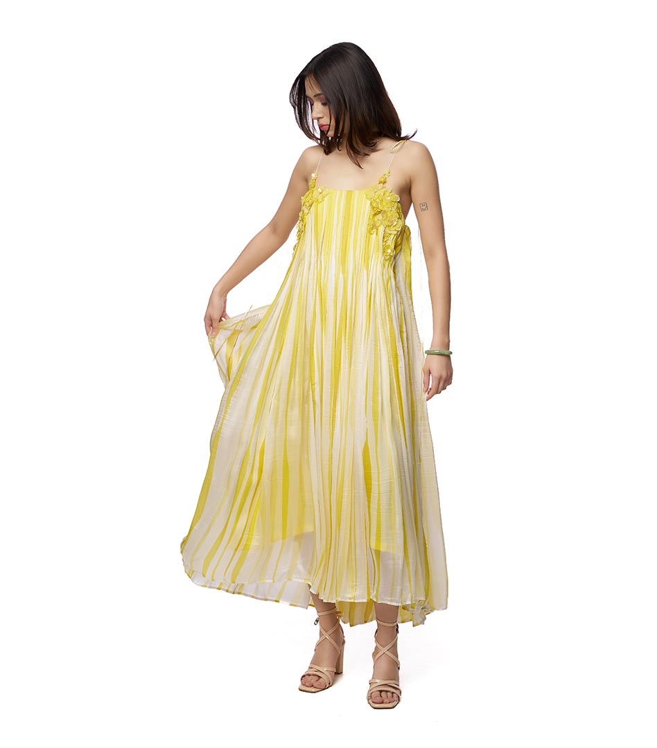 Filigrana Dress- Yellow
