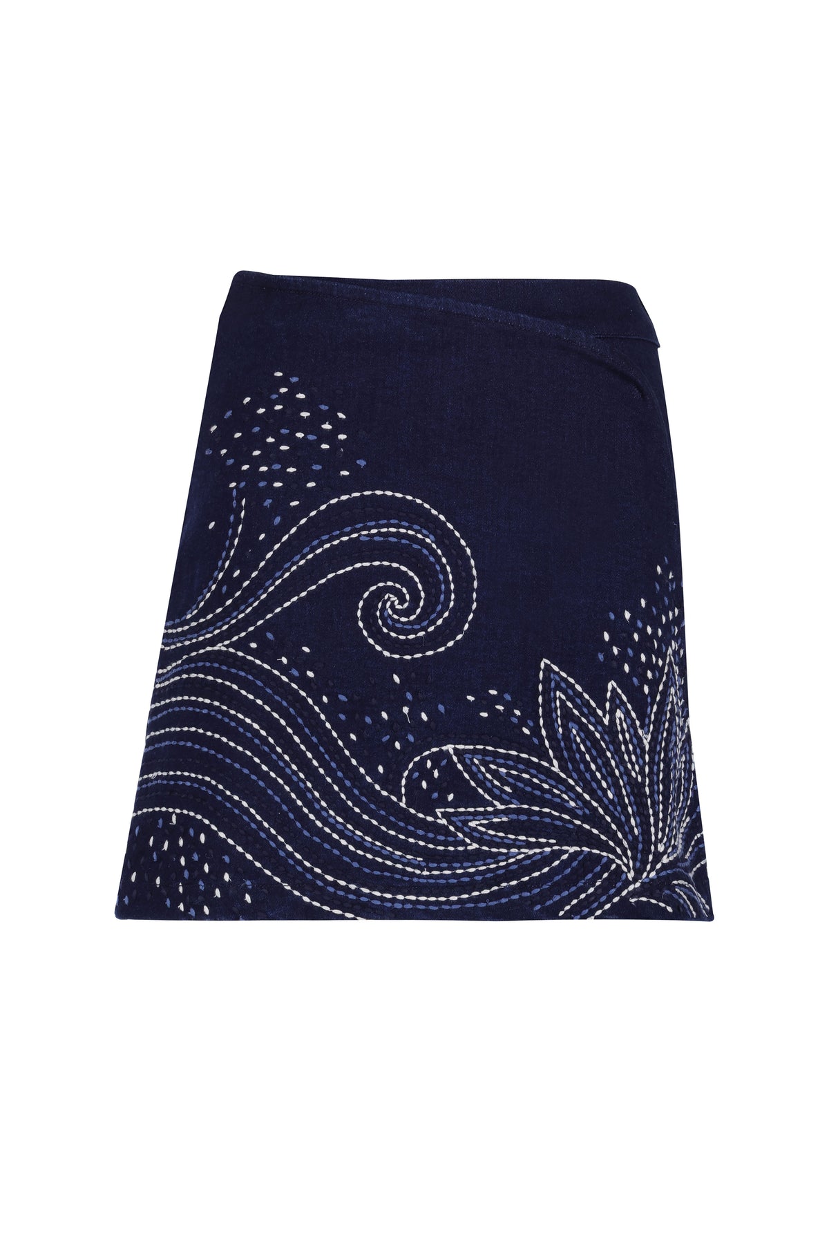 MITHILA SKIRT - WASHED DENIM