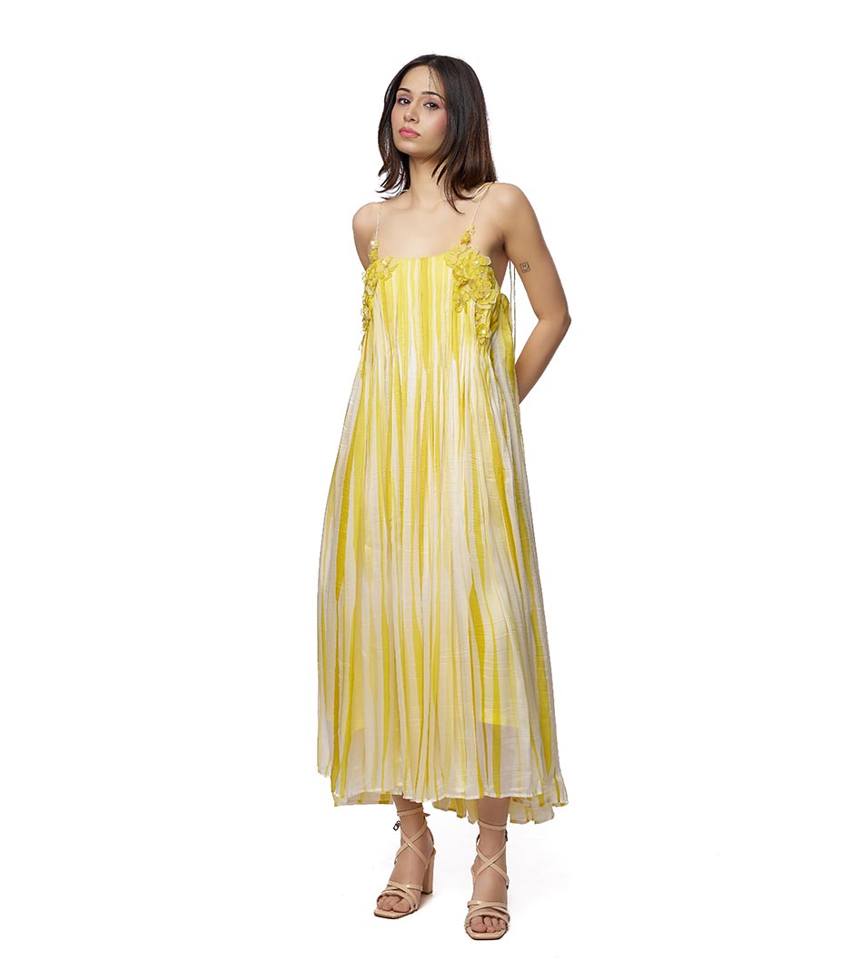 Filigrana Dress- Yellow