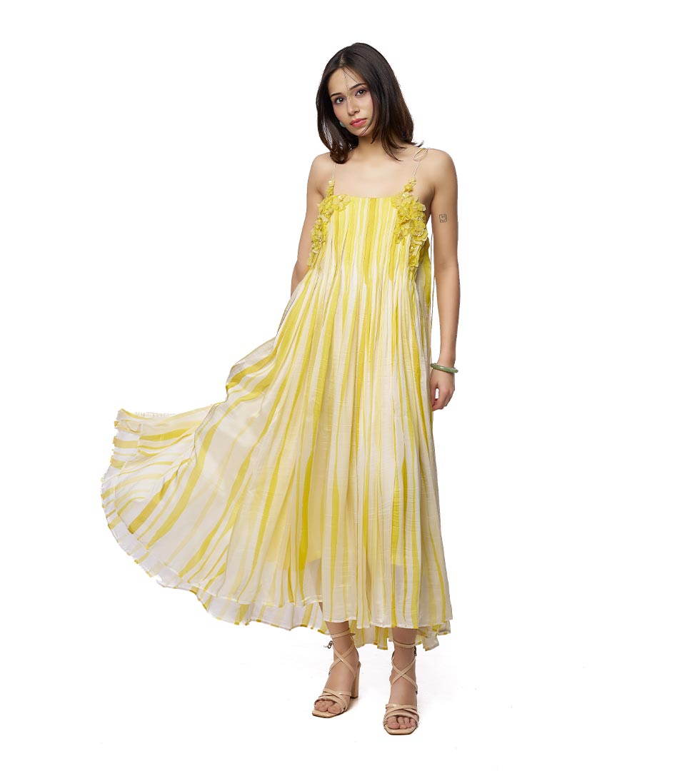 Filigrana Dress- Yellow