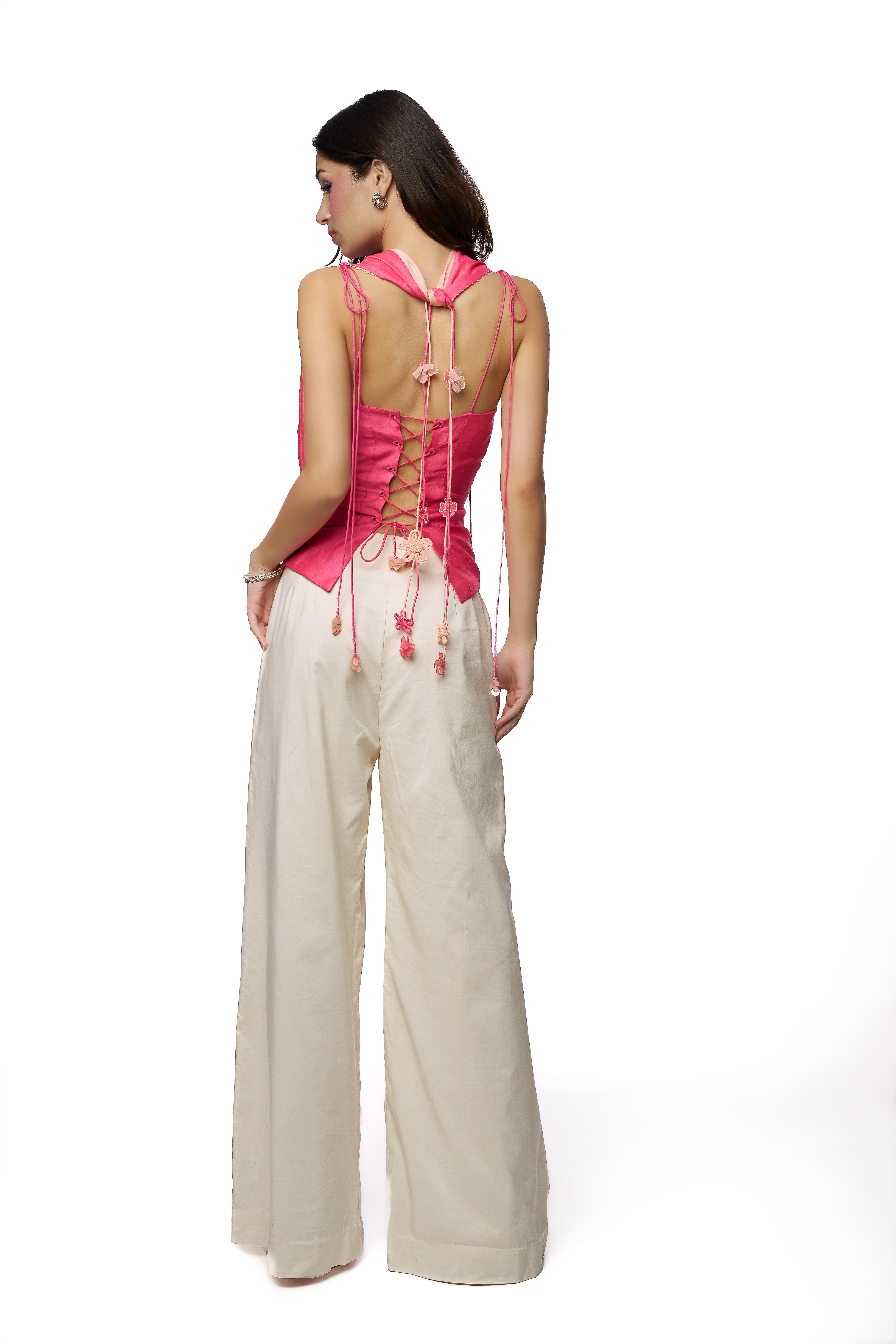 ARIA SCARF - THRIFT PINK
