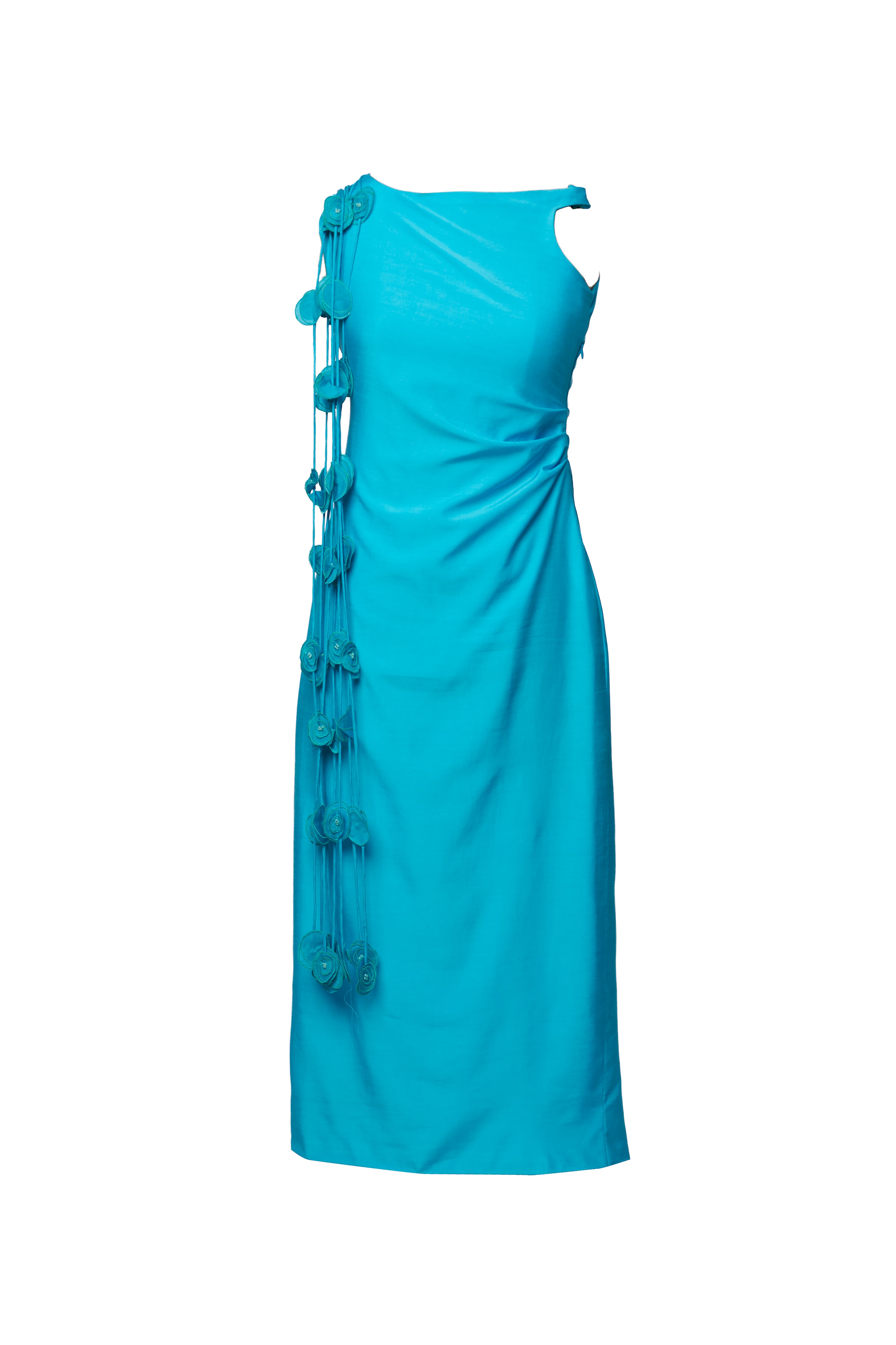 CASCATA DRESS - BLUE