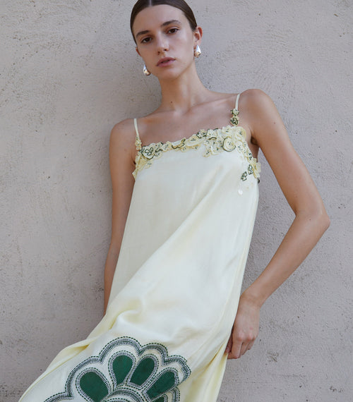 Butter Yellow Tent Dress