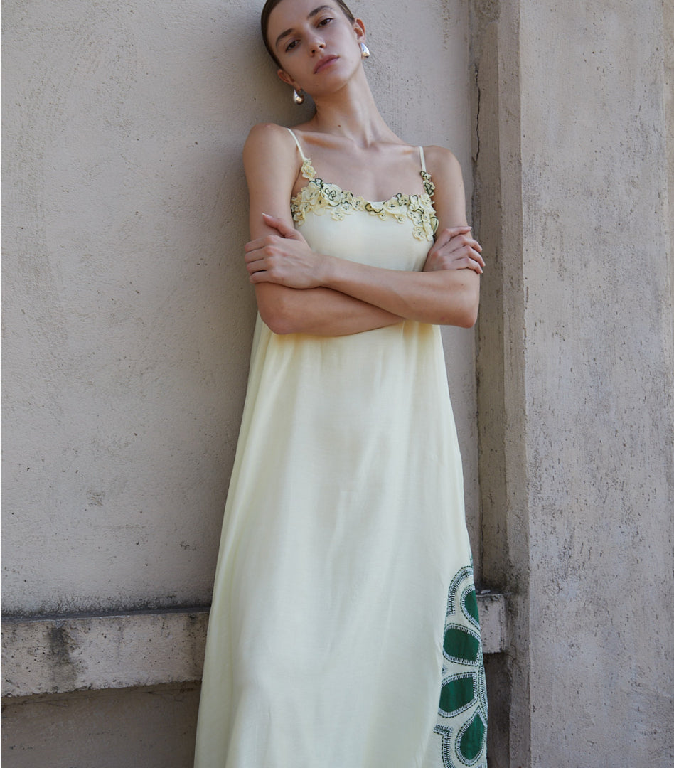 Butter Yellow Tent Dress