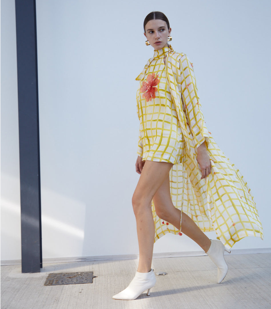 Fiore Di Murano Trench Coat