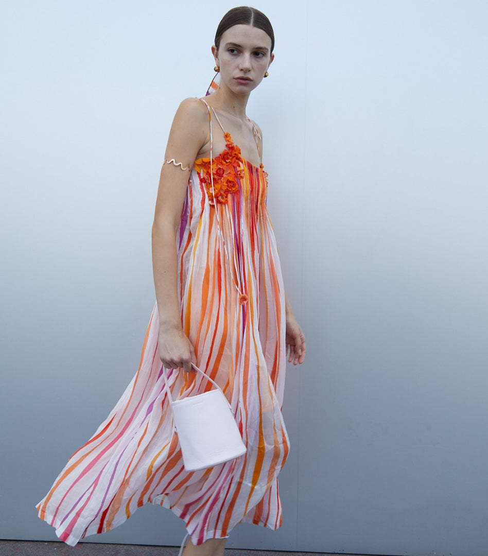 Filigrana Pleated Dress