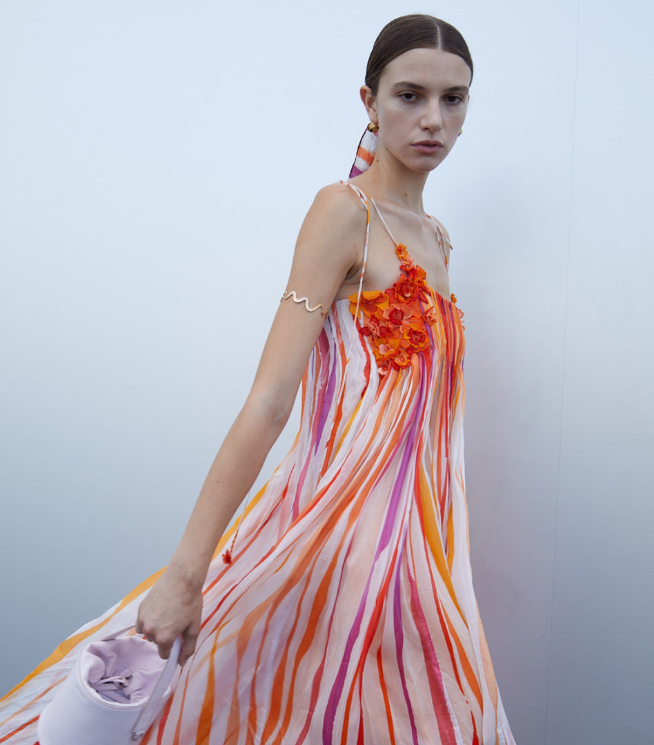 Filigrana Pleated Dress