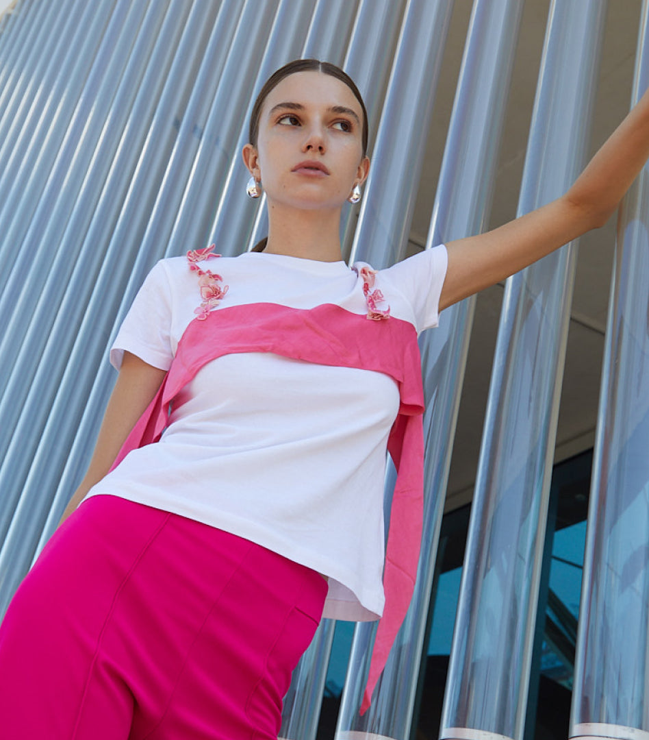 Rosa Flap T-shirt